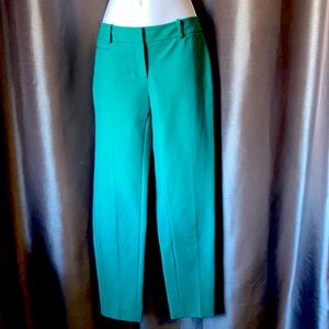 White House Black Market Green Capri Pants